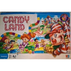 Candy Land Board Game by Milton Bradley, 2005 Preschool Edition VINTAGE